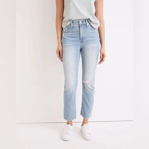 Madewell The Perfect Vintage Jean in Coney Wash: Destroyed Edition